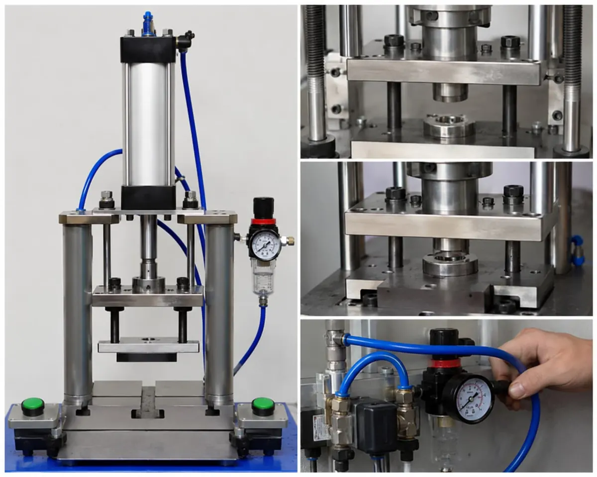 Pneumatic press machine for press-fit and assembly operations by Automation Solution Engineering